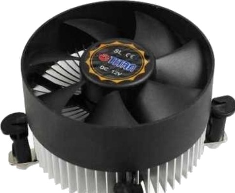 Titan Dc-155A915z/R Air Cooler 2200 Rpm 8.5 Db 33 Db 38.5 Cfm Sort Grå