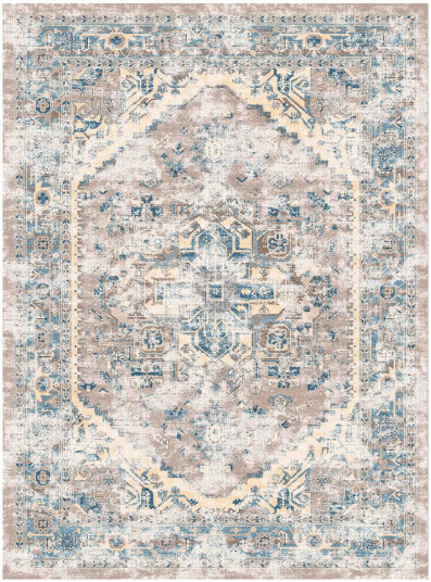 Wilton teppe Javis blå/multi Størrelse: 160 x 230 cm