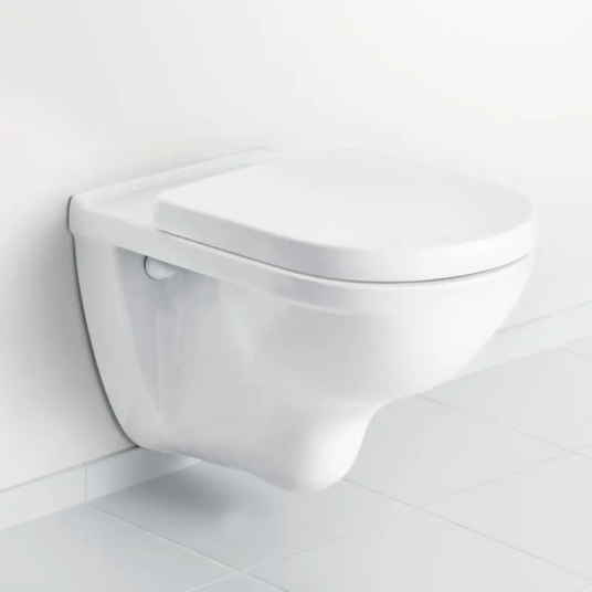 VILLEROY & BOCH O.NOVO VEGGSKÅL M/ÅPEN SPYLEKANT, HVIT ALPIN VILLEROY & BOCH O.NOVO VEGGSKÅL M/ÅPEN SPYLEKANT, HVIT ALPIN