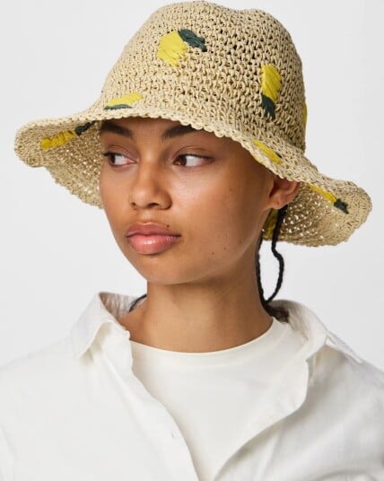 Pieces Pckelly Bucket Hat   Beige   