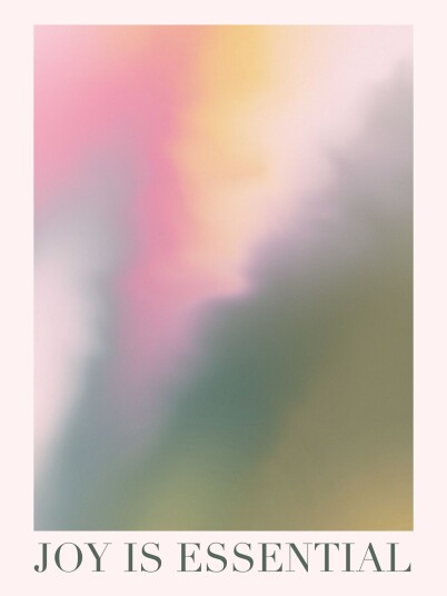 Plakat Joy is Essential Plakat Joy is Essential