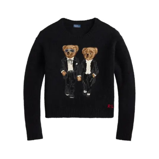 Ralph Lauren Polo Dame Strikkevarer Svart L