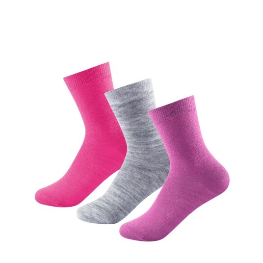 Devold Daily Light Kid Sock 3pk Girl Mix 31-34 Devold Daily Light Kid Sock 3pk Girl Mix 31-34