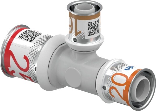 Uponor S-press Ppsu Kompositt T-rør 25-16-20mm