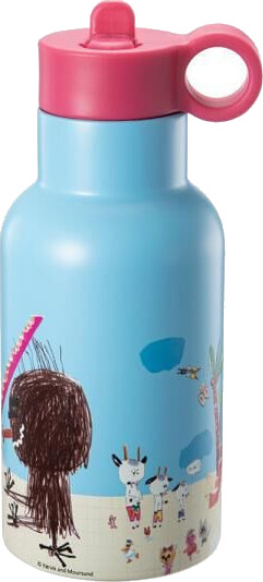 Modern House - Bukkene Bruse drikkeflaske 35 cl barn blå