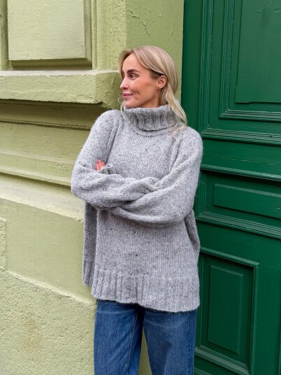 House Of Yarn ØK 06 23q Haga chunky genser House Of Yarn ØK 06 23q Haga chunky genser