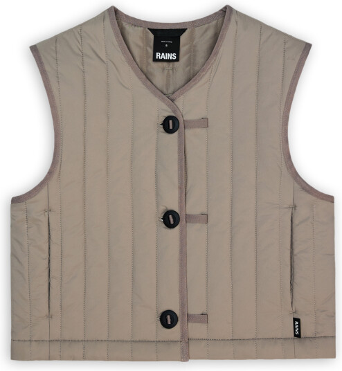 Rains Women"s Banja Short Liner Vest Cinder S Rains Women"s Banja Short Liner Vest Cinder S