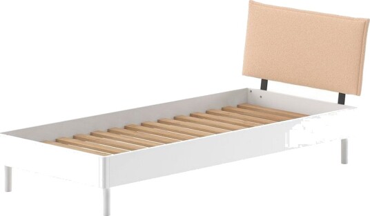 Seng boucle sengegavl Forrest Hvit Hvit
