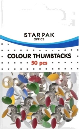 Starpak Starpak Pinner Med Fargekol 50 Stk Office Etui 24/144