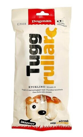 Dogman Tyggerull Med Kylling 2-Pack