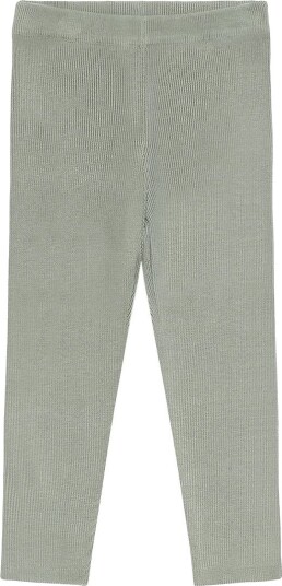 Hust and Claire Leggings - Rib - Bambus - HcLui - Forest tåke - Hust and Claire - 62 - Leggings Armygrønn Grå Grønn