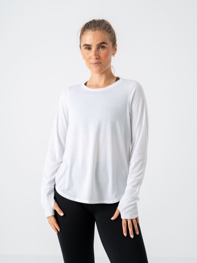 Röhnisch Clara Long Sleeve Hvit XXL