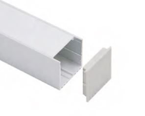 Nordic Products Leandro Aluprofil 1m I/U
