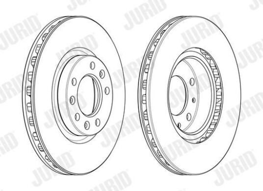 Bremseskive JURID 562991JC-1