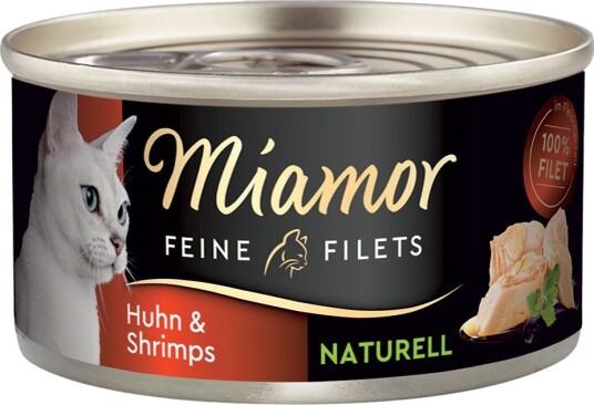 Miamor Våtfôr Fine Filets Naturelle Og Reker Kylling 12 X 80 G Miamor Våtfôr Fine Filets Naturelle Og Reker Kylling 12 X 80 G