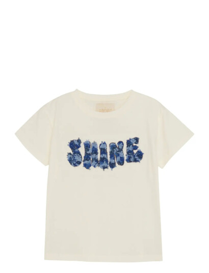 Creamie T-Shirt Ss - Cream - 104