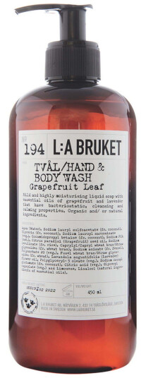 L:A Bruket 194 Flytande TvA¥l Grapefruit Leaf 450ml