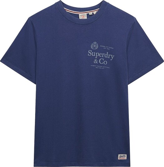 Superdry T skjorte 1954 Company Relaxed Tee Blå