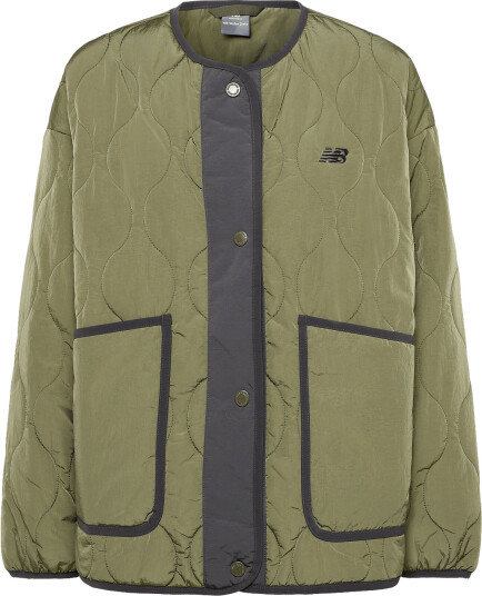 New Balance Quilted Bomber Khaki green XS