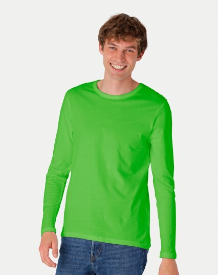 Neutral Organic   Mens Long Sleeve T shirt Grønn