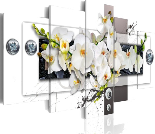 Bilde Mechanical Orchid 200x100 Artgeist sp. z o. o.