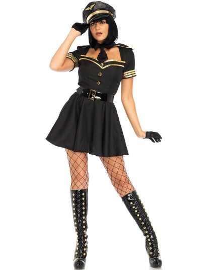 Flirty Flight Captain Kostume Flirty Flight Captain Kostume