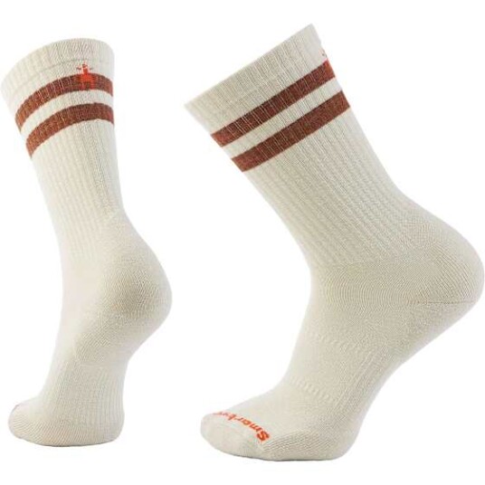 Smartwool Everyday Athletic Striped Crew Socks Natural L 42 45