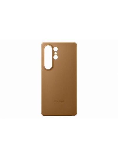 Samsung Galaxy S25 Ultra Kindsuit Deksel i Kamel Gold - PU Mobildeksel
