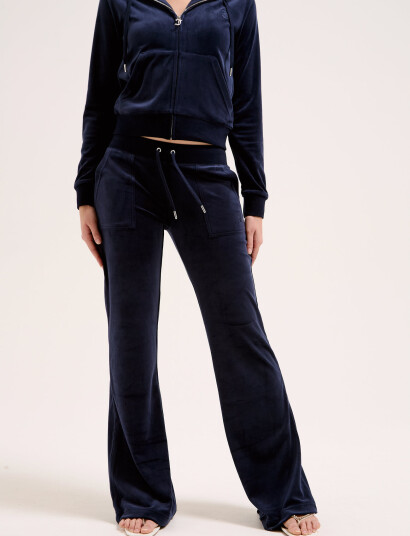 Juicy Couture Layla Pocket Pant Dark Blue XS Juicy Couture Layla Pocket Pant Dark Blue XS