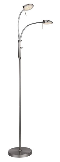 Halo Design - Vegas gulvlampe LED 7W 2L B-Stål Halo Design - Vegas gulvlampe LED 7W 2L B-Stål