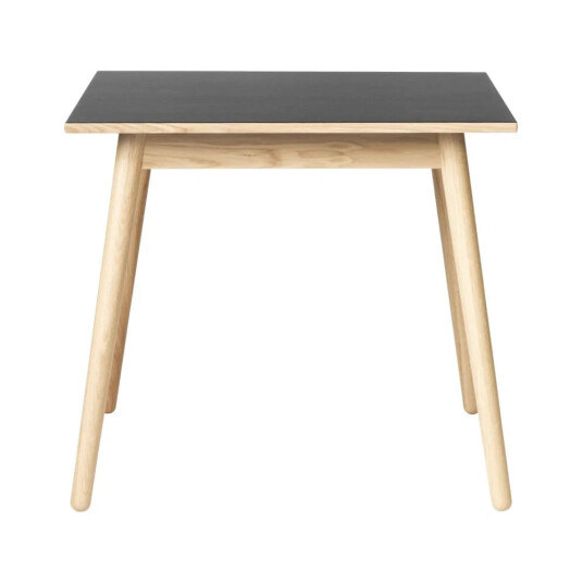 FDB Møbler - C35A Spisebord 82x82 - Natur/Svart