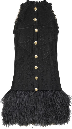 Balmain Dame Kjoler Svart S, Balmain Dame Kjoler Svart S,