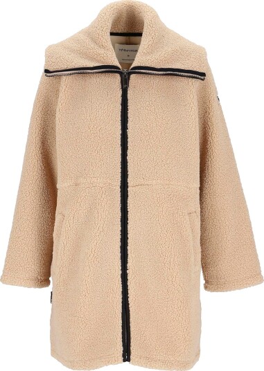 Twentyfour Pilejakke Mode Teddy Coat Women Beige