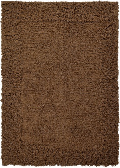 Ryetepper Melilla Hand Woven Wool Shaggy brun Størrelse: 200 x 290 cm