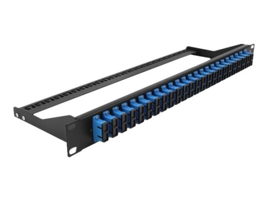 Delock - Koblingspanel - Rackmonterbar - Sc Duplex Sm X 24 - Svart Blå - 1U - 19"