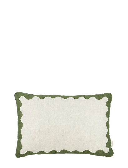Nobodinoz Vibes Rekt Pute Lin 45x30 L Green One Size Nobodinoz Vibes Rekt Pute Lin 45x30 L Green One Size