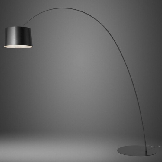 Twiggy MyLight LED gulvlampe grafitt CCT Foscarini Twiggy LED MyLight Stue Design Plast Med en lyskilde