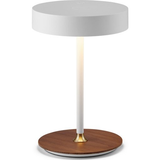 På farten - batteri bordlampe - hvit