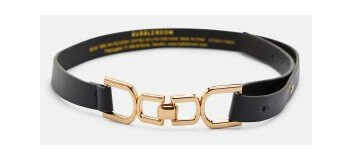 BUBBLEROOM Brooke Chain Belt Black XS/S