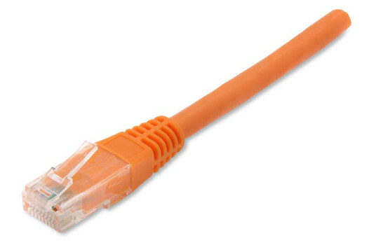 Eurolan 21D-U6-05OR Patchkabel 2 x RJ45 UTP, oransje 5 m, Stikkontakter & kabler