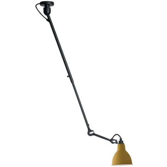 Lampe Gras 302 L Taklampe Svart/Gul