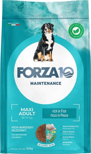 Forza10 Maintenance Dog Tørrfôr Forza10 Maxi Maintenance Med Fisk 2 X 12 kg