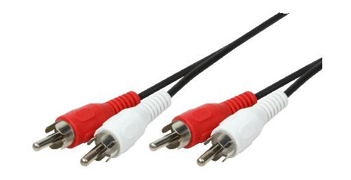 LogiLink Audio cable 2x2 Cinch male 2,5m LogiLink Audio cable 2x2 Cinch male 2,5m