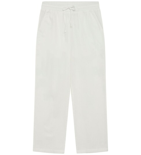 Grunt Bukser Allan Linen Pants Hvit