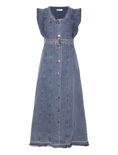 Coster Copenhagen Denim Dress   Blue   36