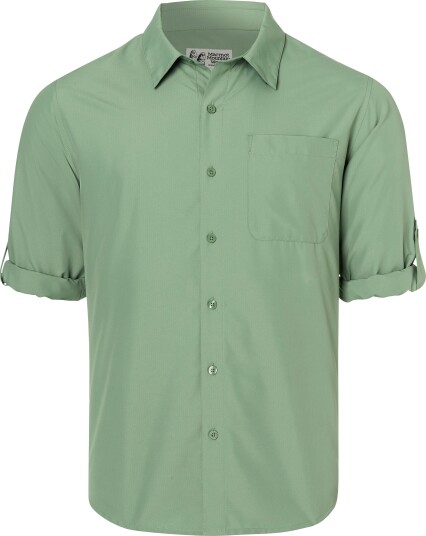 Marmot Men"s Airexchange Upf 40 Ls Shirt Agate Green S Marmot Men"s Airexchange Upf 40 Ls Shirt Agate Green S