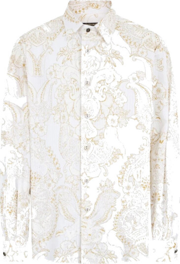 Roberto Cavalli Herre Skjorter Hvit M,