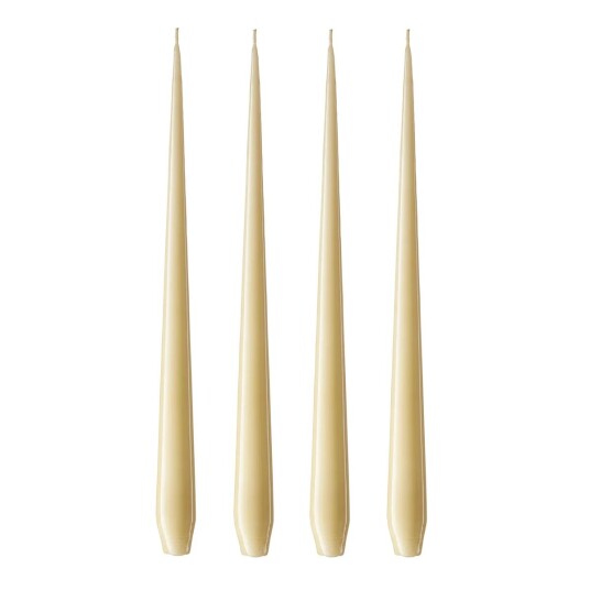 Ester & Erik lys42 cm 4-stk. lakket Pale ginger 14-0