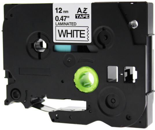 TB TZE-231 P-Touch Tape Sort på Hvit 12mm (8m) erstatter Brother TZE-231