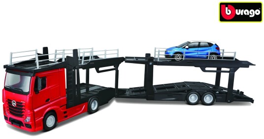 Bburago Mercedes Benz Actros Modelltankbil 1:43
